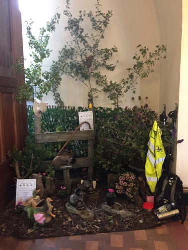 Community Walks display at Church of the Holy Spirit, Ewloe